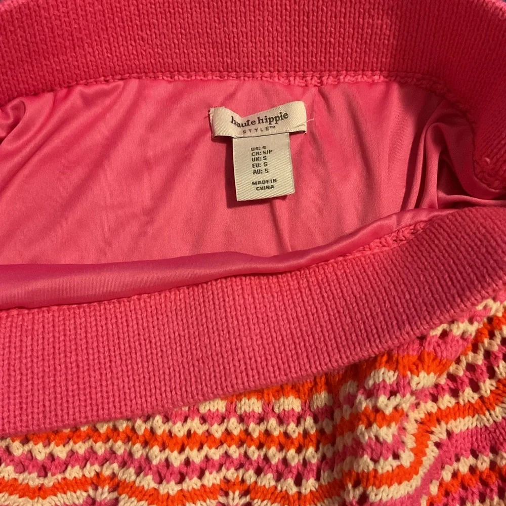 NWT Haute Hippie Knit Two Piece Dress in Pink and Orange - Picture 8 of 10
